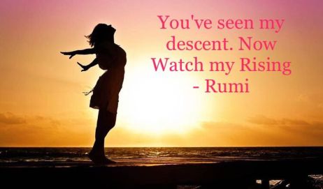 Rumi. Watch my rising